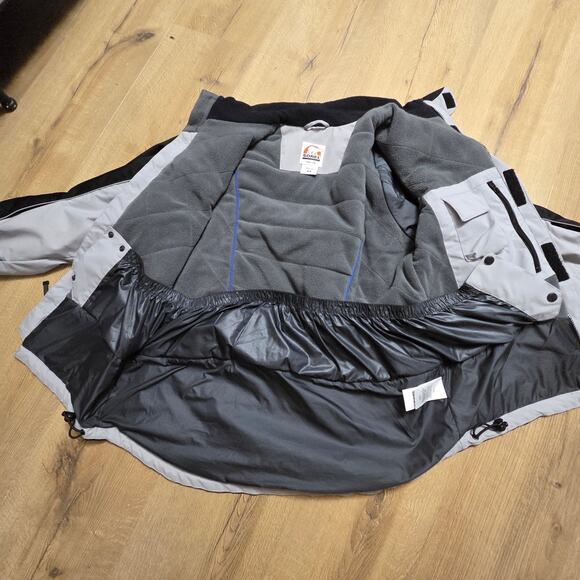 Sorel Alpha Trac Parka Waterproof Insulated Coat  Asphalt Blue Ski Snow EUC M - Picture 10 of 16